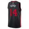 Camiseta Hombre Miami Heat Tyler Herro 14 2023-24 Nike City Edition Negro Swingman